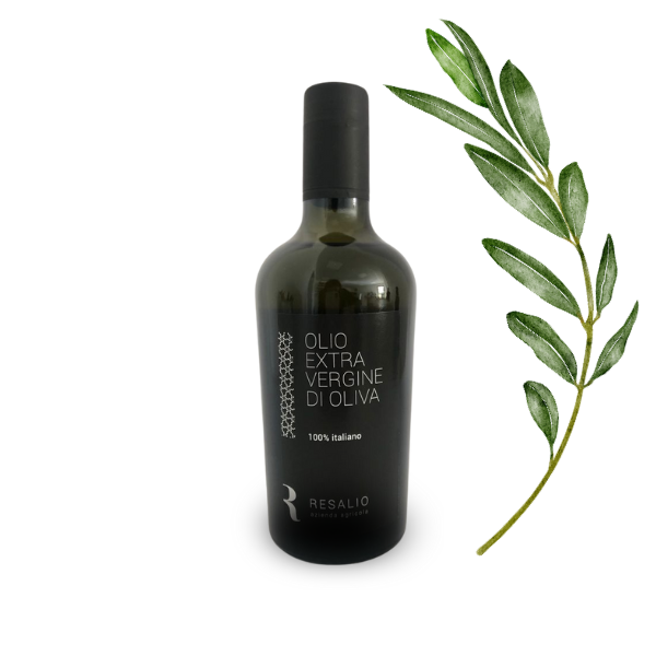 Olio extravergine di oliva dell'azienda agricola Resalio